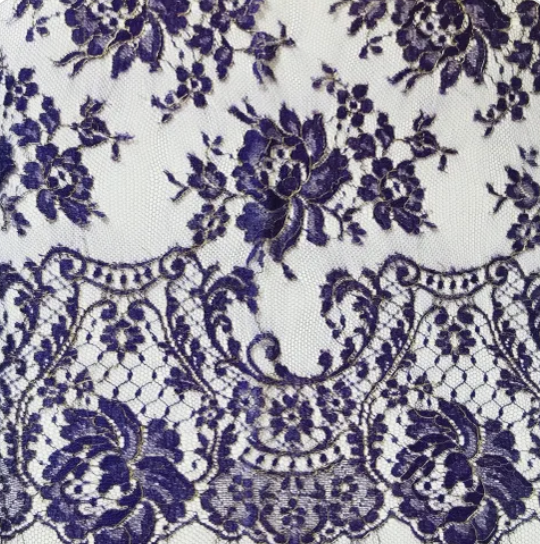 Royal Purple Chantilly Lace- 35
