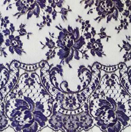 Royal Purple Chantilly Lace- 35" (602)
