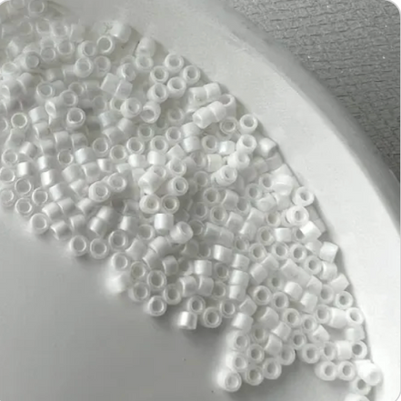 Miyuki 11/0 Delica Glass Beads- MATTE WHITE (2008)