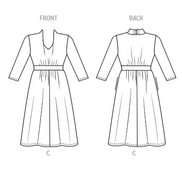 Butterick B6941 Sewing Pattern Women's Knit Dresses by Palmer/Pletsch