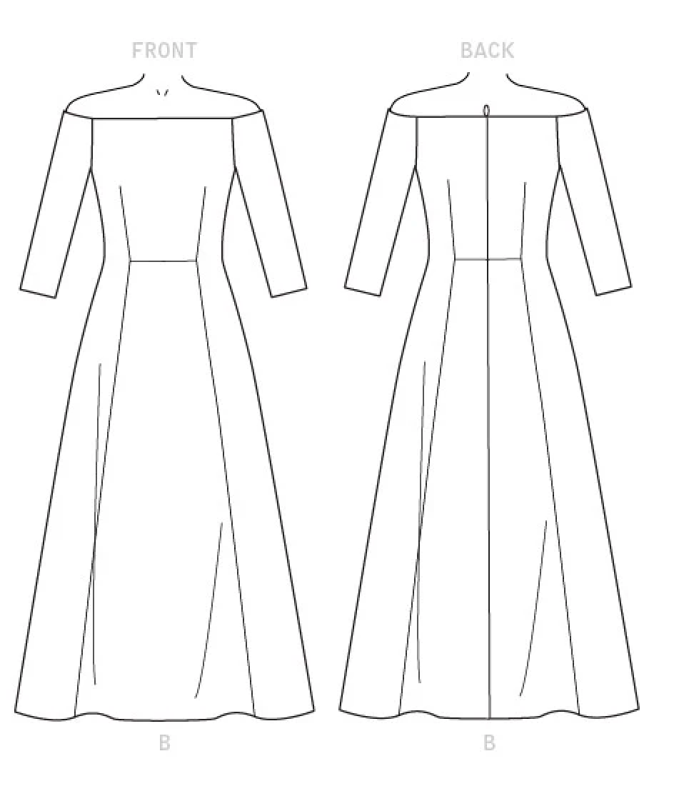 Butterick B6639 Sewing Pattern Misses’ Wedding/ Bridal Dress/ Formal Gown