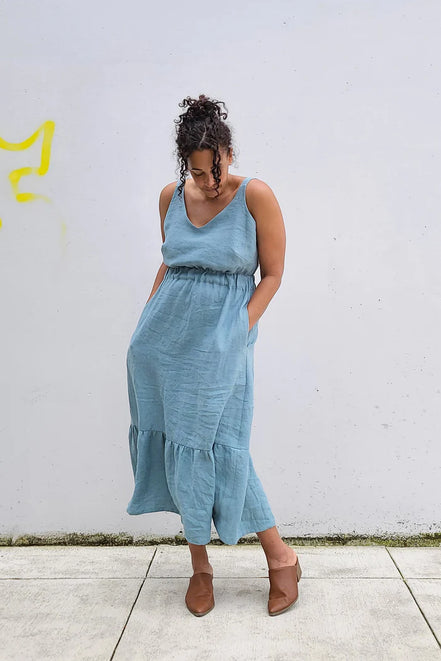 Sauvie Sundress Paper Pattern- Sew House Seven- Sizes 00-20, 18-34