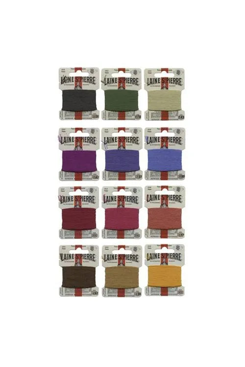 Laine-Saint-Pierre Wool Blend- Floss Box- 12 AUTUMN Colors