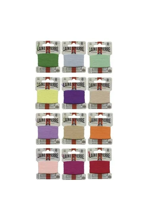 Laine-Saint-Pierre Wool Blend- Floss Box- 12 MODERN Colors