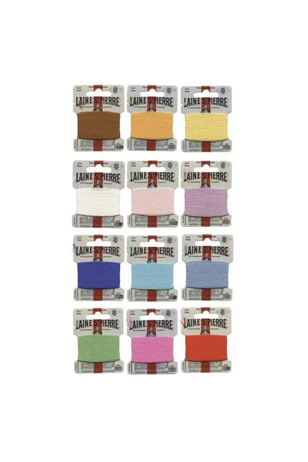 Laine-Saint-Pierre Wool Blend- Floss Box- 12 SPRING Colors