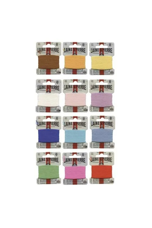 Laine-Saint-Pierre Wool Blend- Floss Box- 12 SPRING Colors